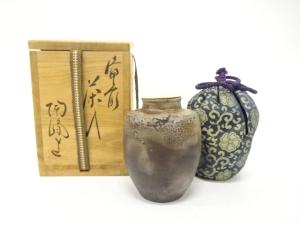 備前焼　木村陶峰造　肩衝茶入